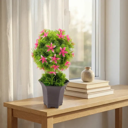 Artificial flower in pot - home decor