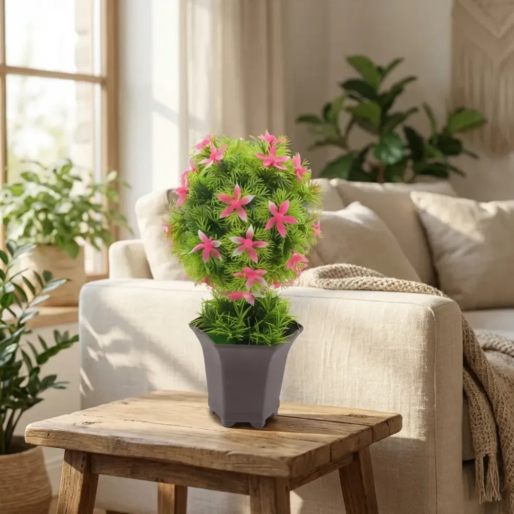 Artificial flower in pot - home decor