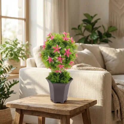 Artificial flower in pot - home decor