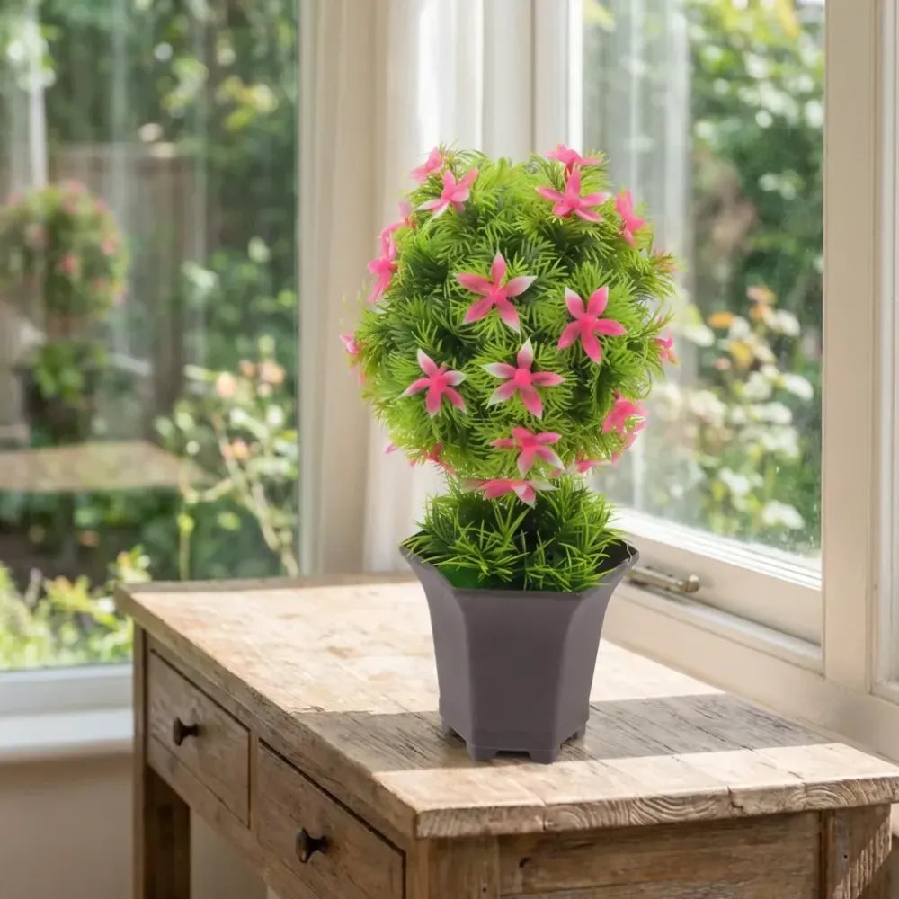 Artificial flower in pot - home decor