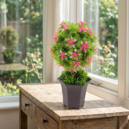 Artificial flower in pot - home decor