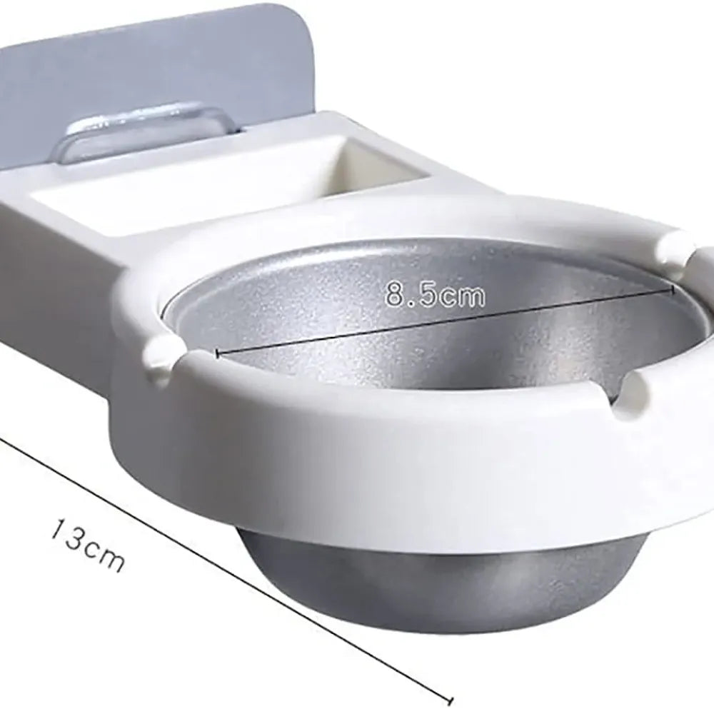 Ashtray with lighter holder