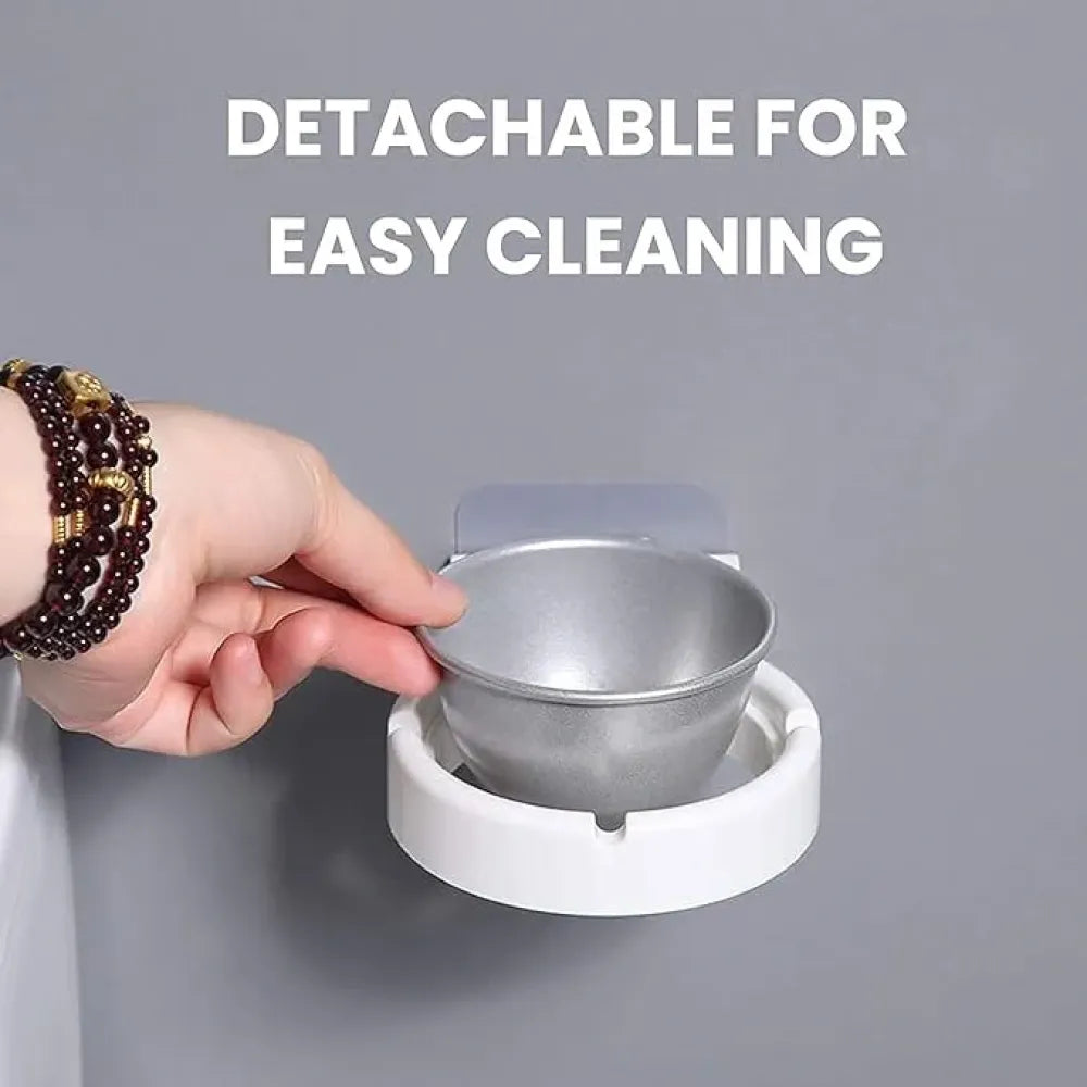 Ashtray with lighter holder