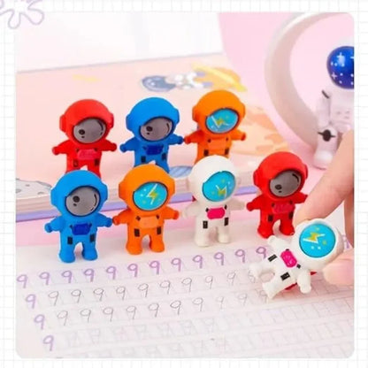 Astronaut-themed eraser set - office