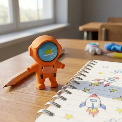 Astronaut-themed eraser set - office