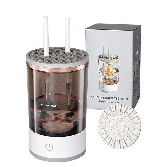 Auto makeup brush cleaner machine