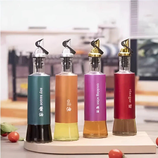 Automatic oil dispenser bottle