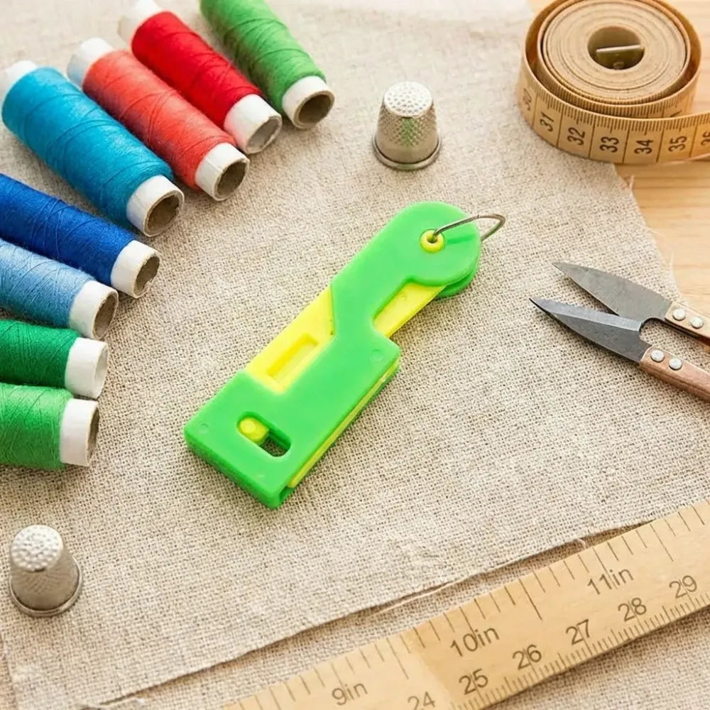 Automatic plastic thread guide needle device (pack of 3)