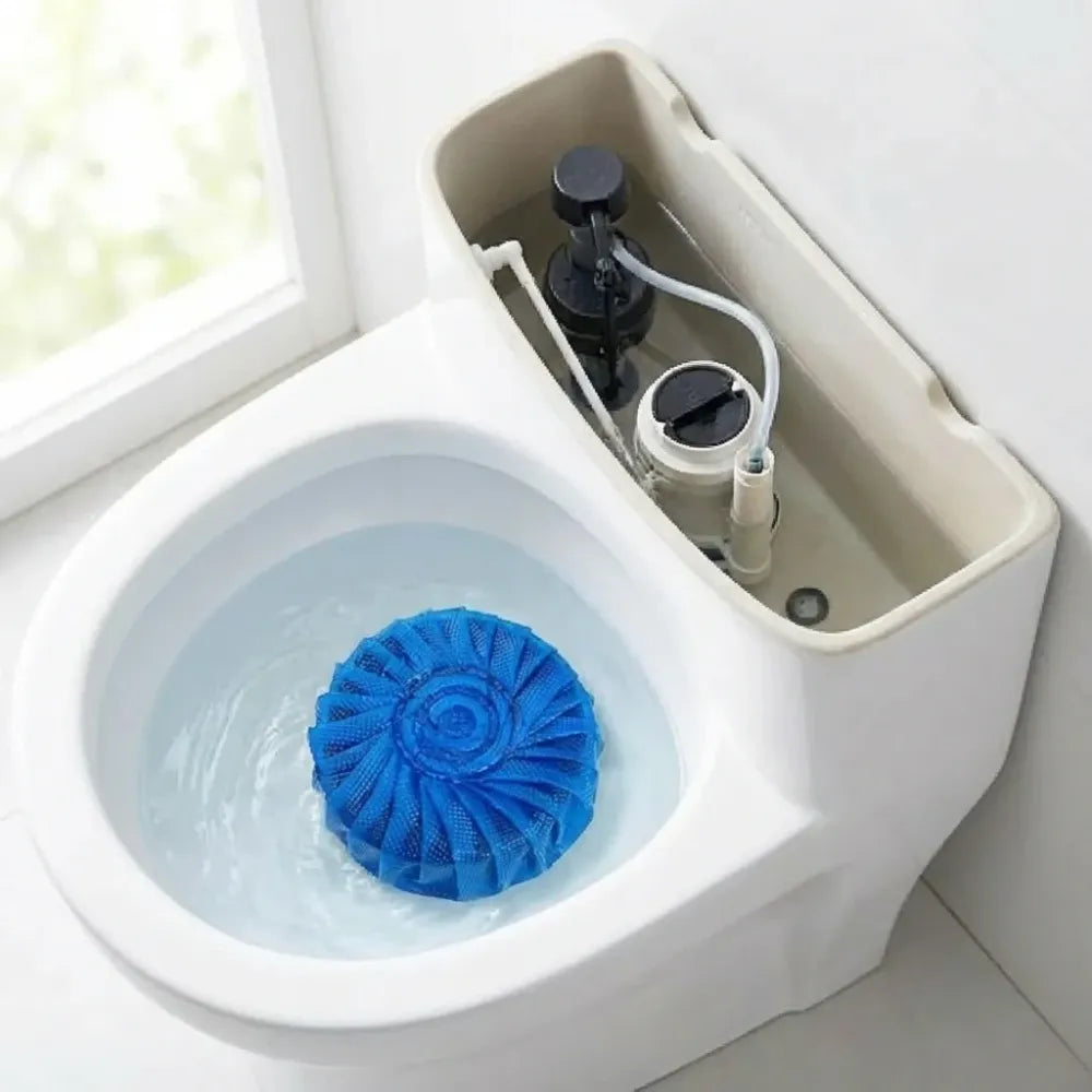 Automatic toilet cleaning tablets