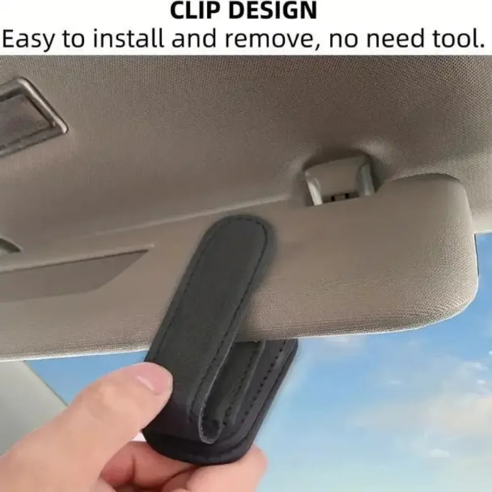 Automaze car visor sunglass clip