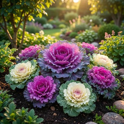 Autumn kale mix seeds - gardening
