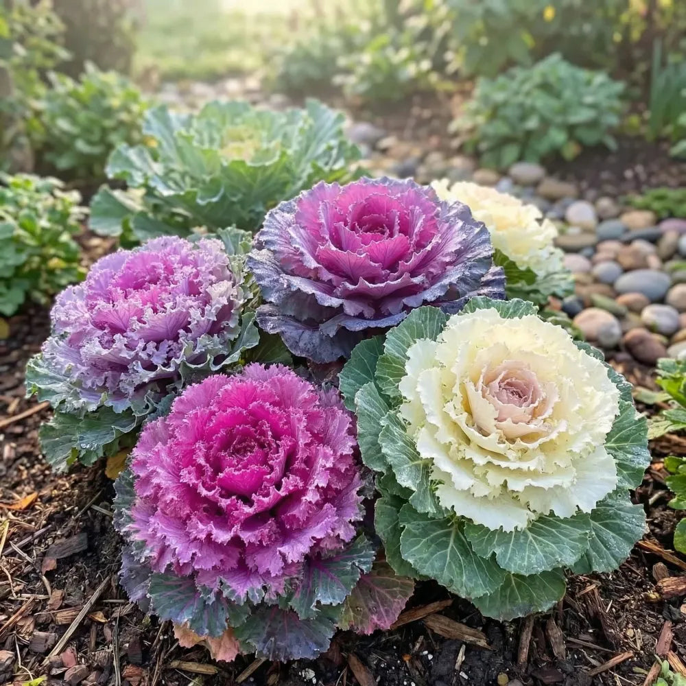 Autumn kale mix seeds - gardening