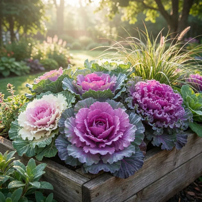 Autumn kale mix seeds - gardening