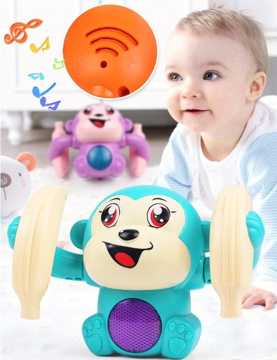 Dancing and spinning monkey