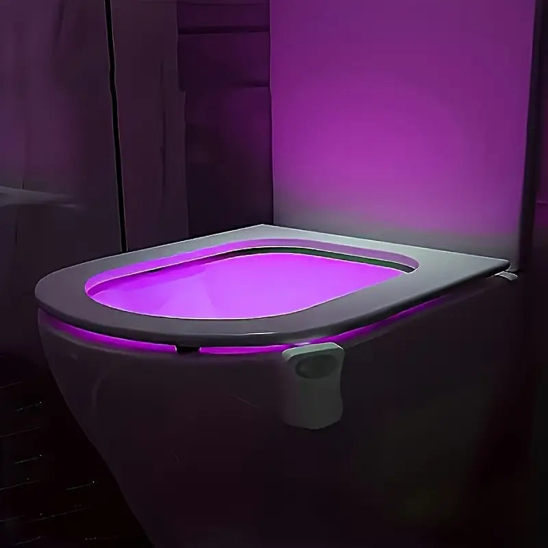 8-Color Sensor Toilet Light