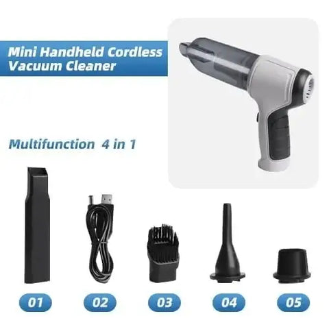 Portable air duster wireless vacuum cleaner