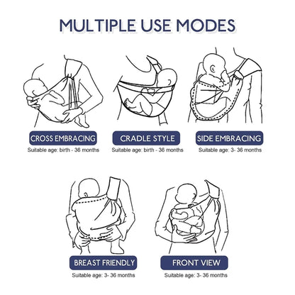 Baby carrier newborn to toddler