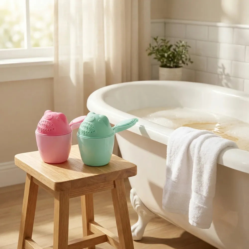 Baby hair rinse cup - home improvement