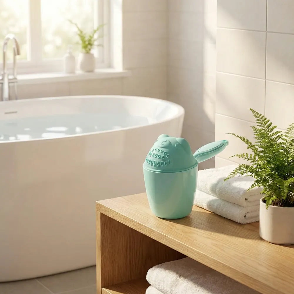 Baby hair rinse cup - home improvement