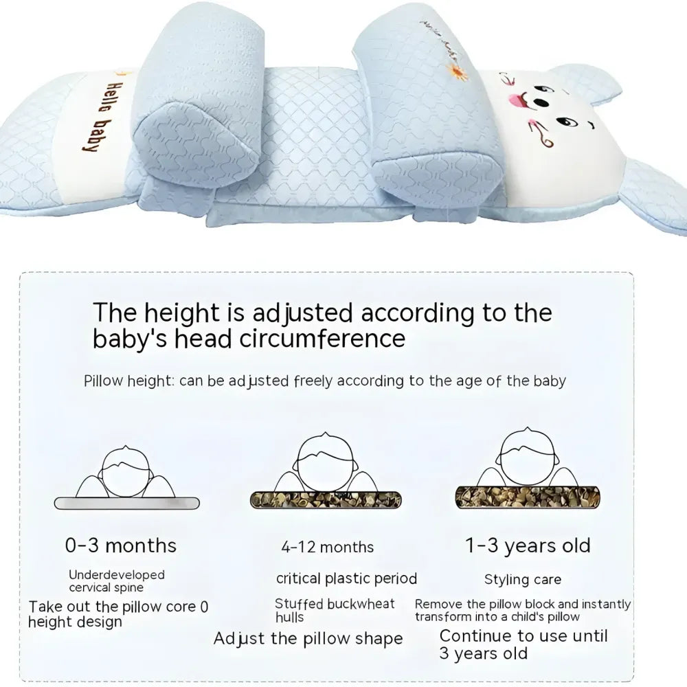 Baby head shaping pillow
