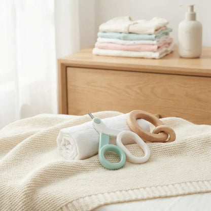 Baby safety nail scissors - care