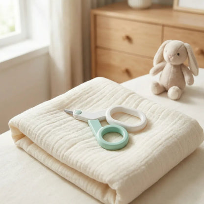 Baby safety nail scissors - care