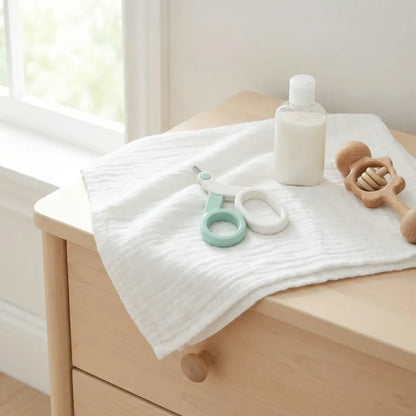 Baby safety nail scissors - care