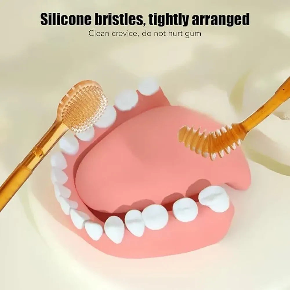 Baby silicone finger toothbrush