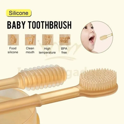 Baby silicone finger toothbrush