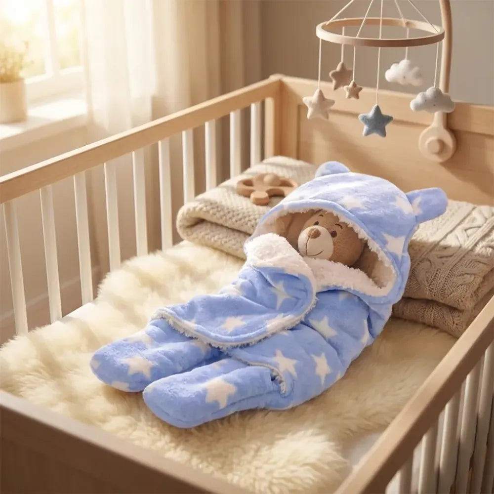Baby star wrapper blanket – cotton