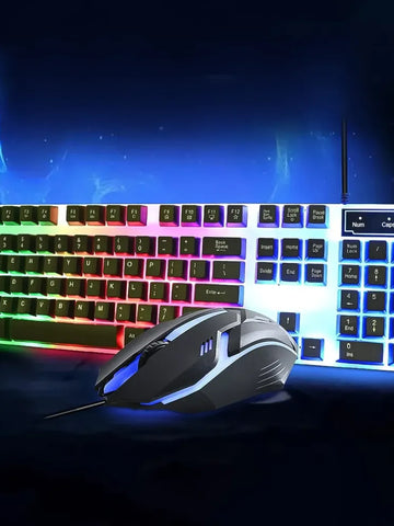 Backlit Gaming Keyboard Mouse
