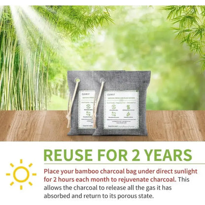 Bamboo charcoal air purifier - car and bike accessories