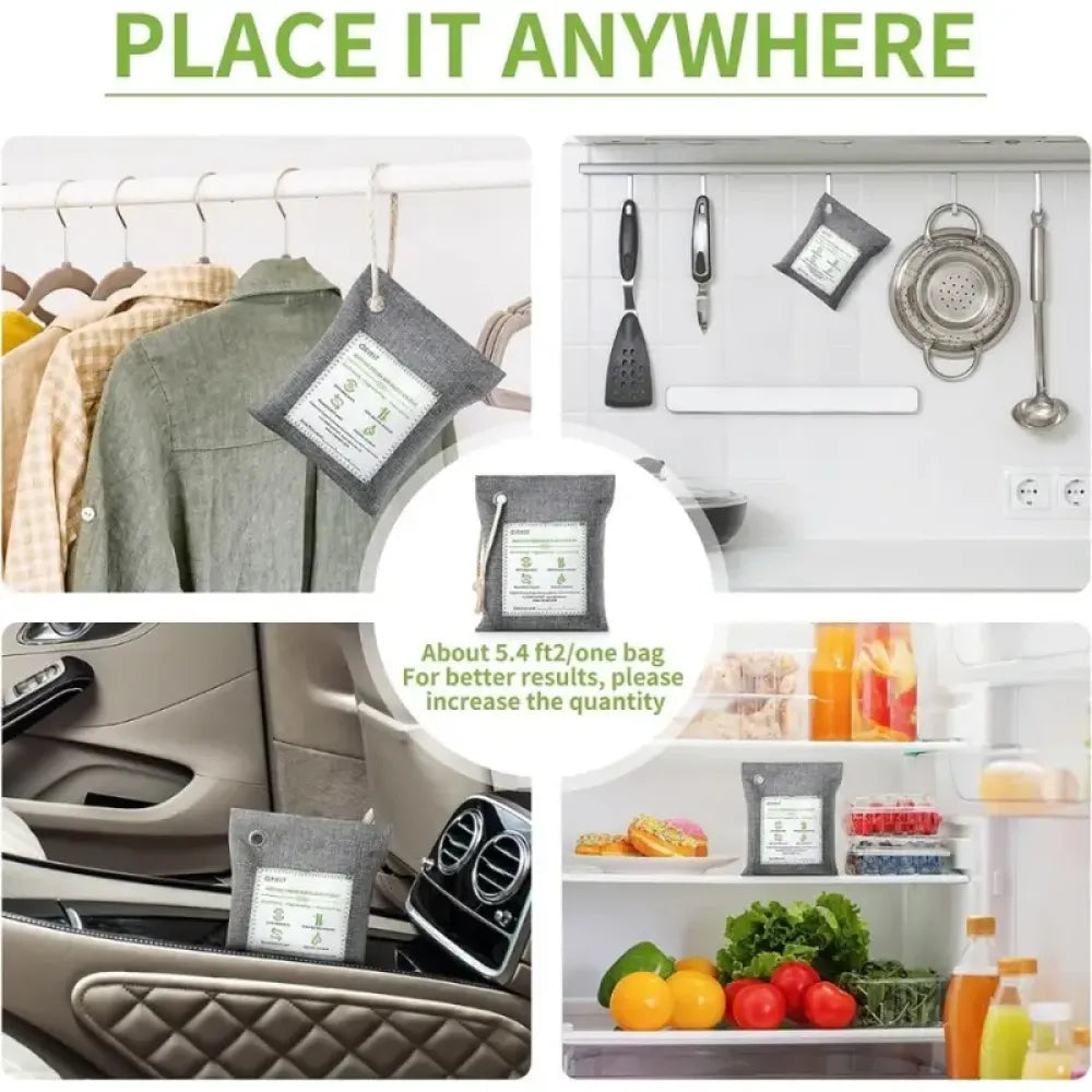 Bamboo charcoal air purifier - car and bike accessories