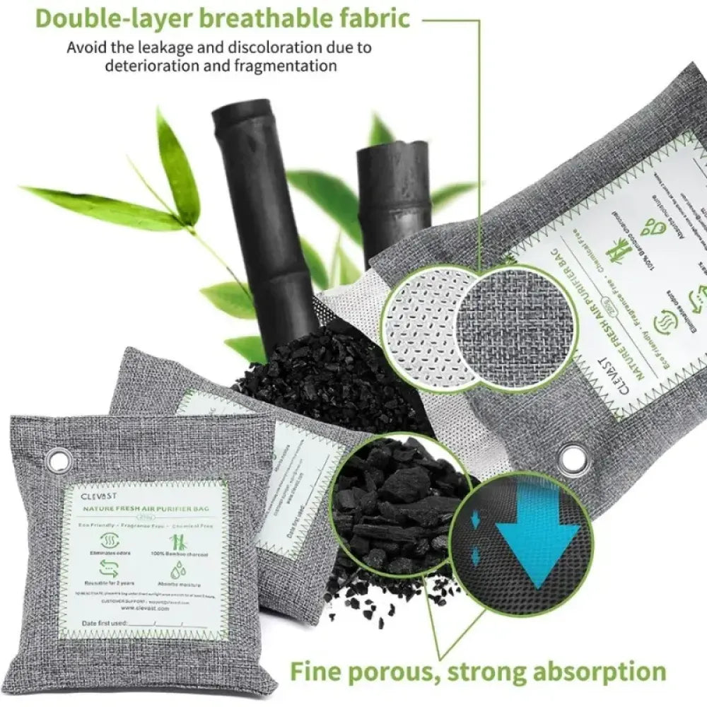 Bamboo charcoal air purifier - car and bike accessories