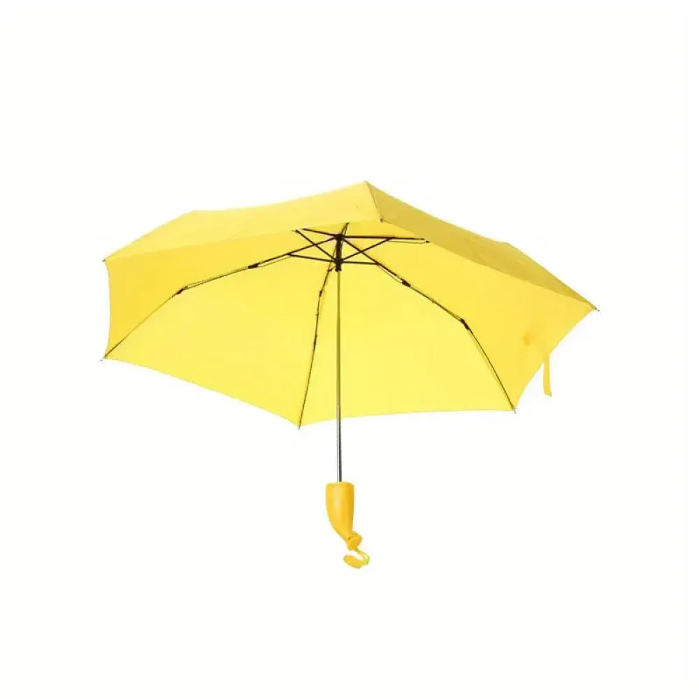 Banana Shaped Foldable Umbrella - Travel