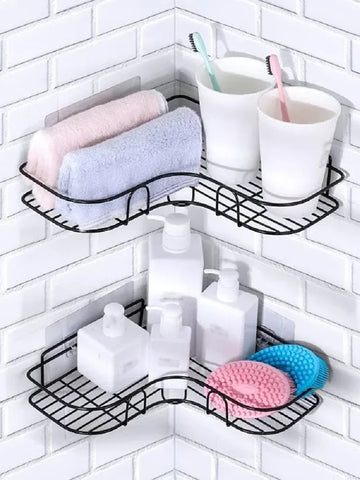 Bathroom Corner Storage Rack