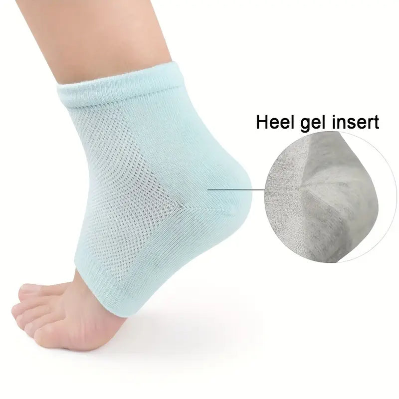 Heel pain relief socks