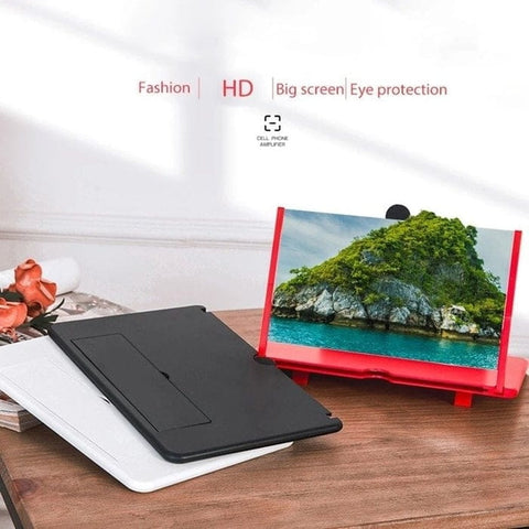 Portable 12x view f3 screen expander 3d magnifier for mobiles and watching movies expanders & magnifiers