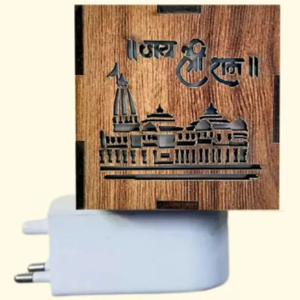 Bd 3-in-1 ayodhya ram mandir aroma burner & night lamp