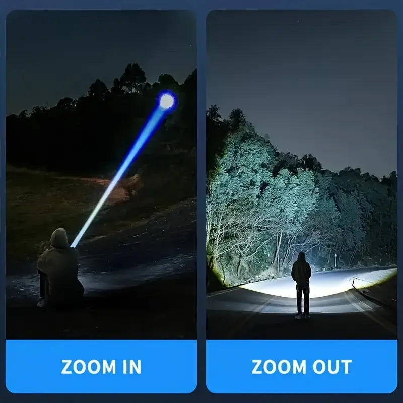 Super bright usb rechargeable flashlight