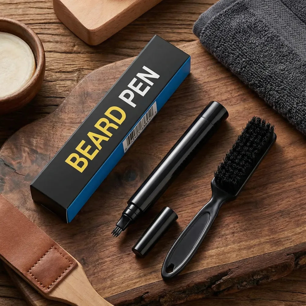 Beard filler pen with brush – pack of 1