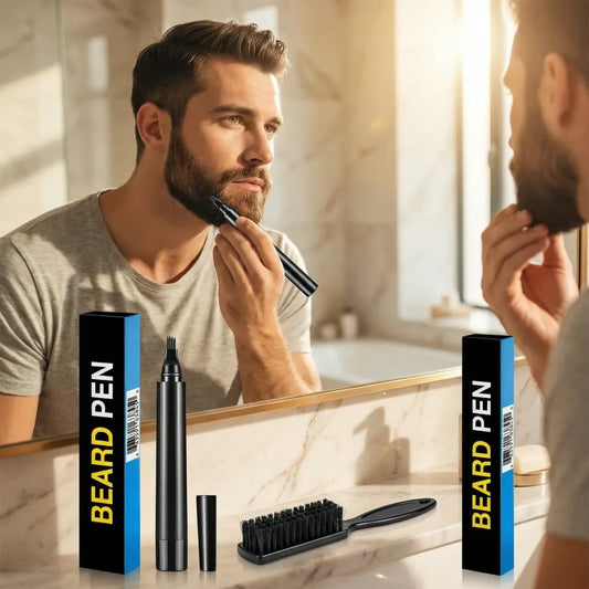 Beard filler pen with brush – pack of 1