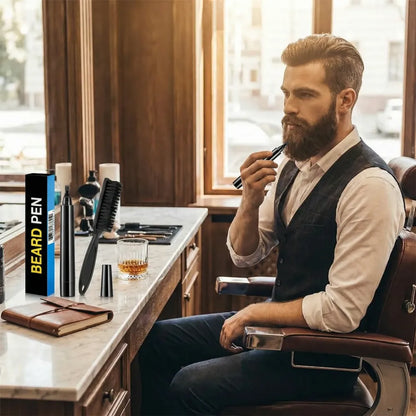 Beard filler pen with brush – pack of 1