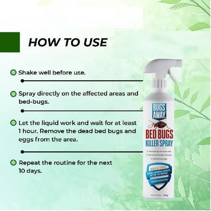 Bedbug killer spray non-toxic pack of 2 (200 ml)