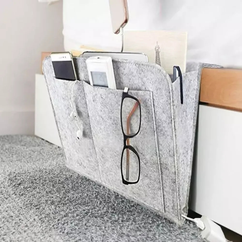 Bedside caddy organizer