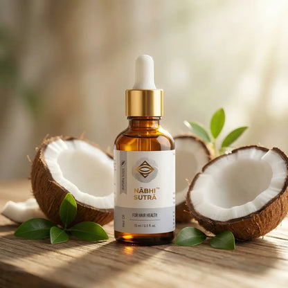 Belly button oil - hair care