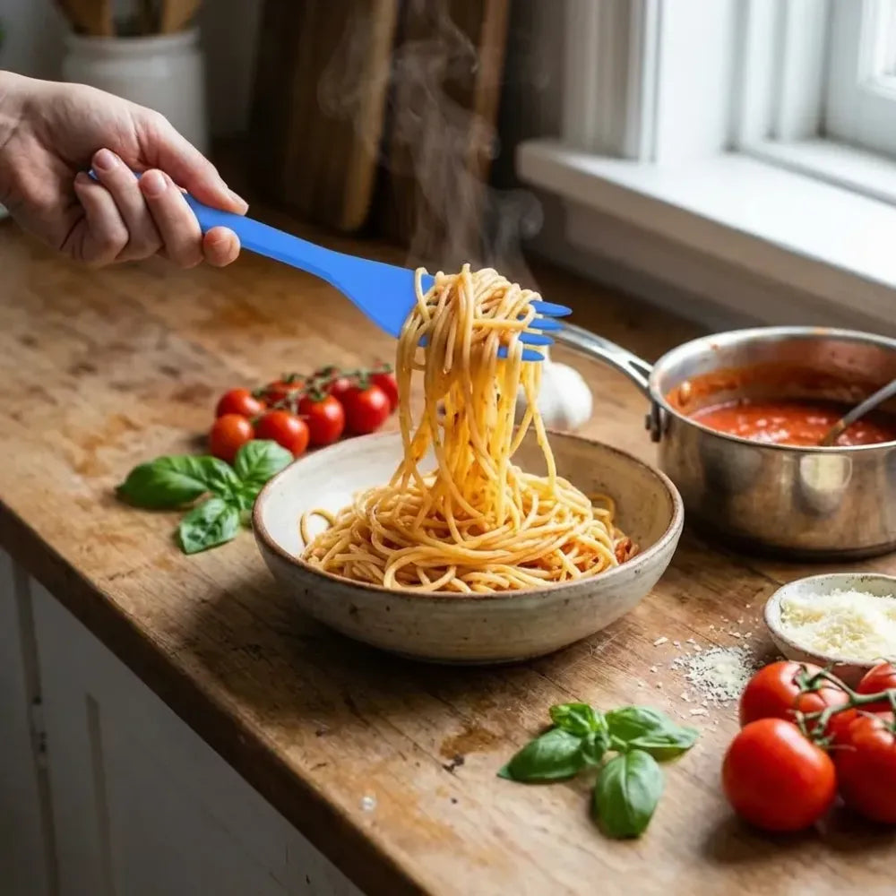 Bendable toddler fork - kitchen tool