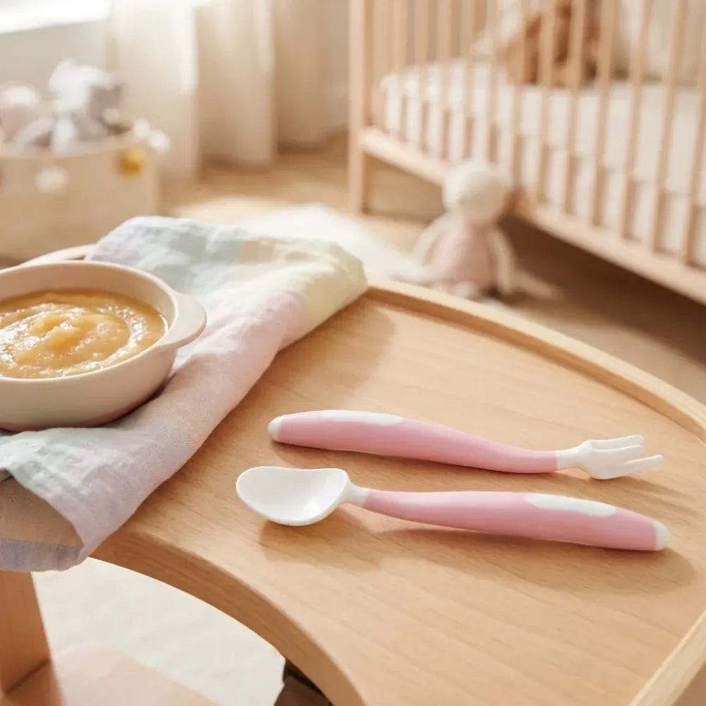Bendable toddler spoon & fork - home kitchen