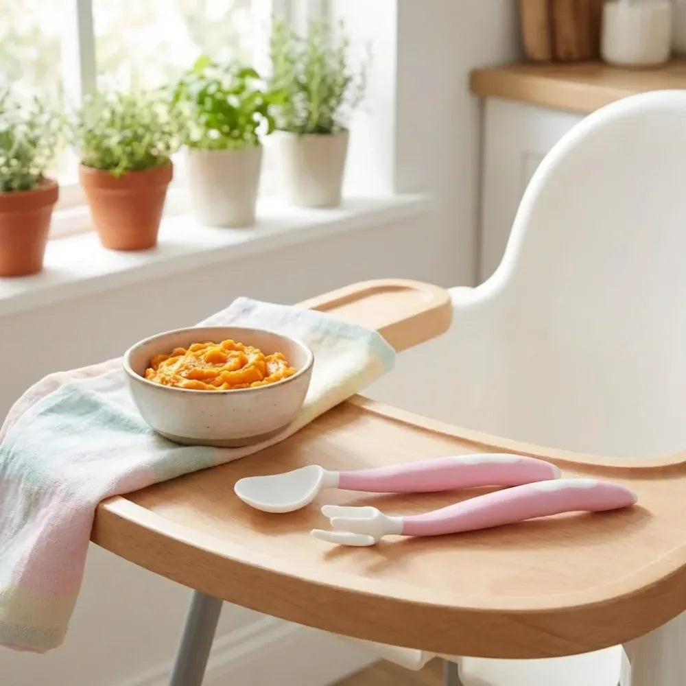 Bendable toddler spoon & fork - home kitchen