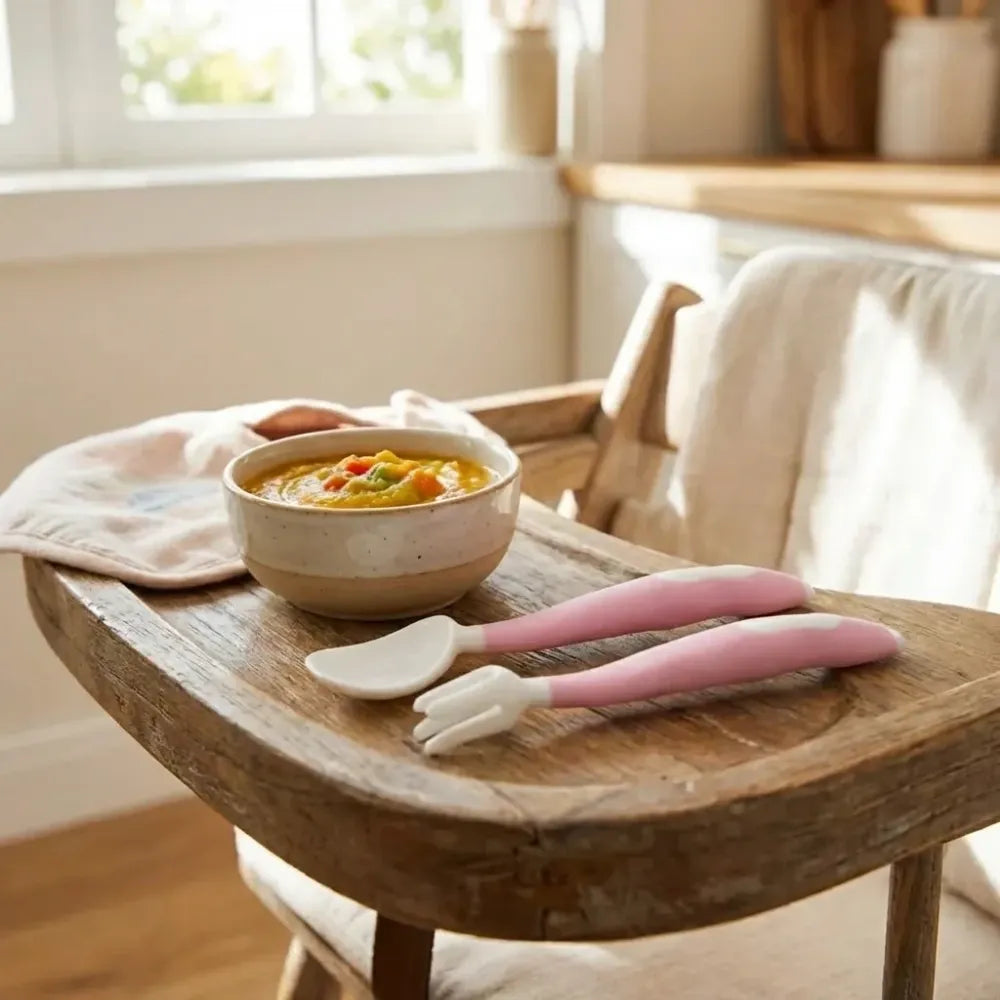 Bendable toddler spoon & fork - home kitchen